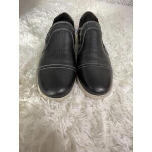 Earth Origins Elizabeth Shoes Women 11 Black Leather Slip On Comfort Shoes